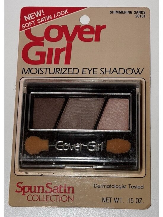 COVERGIRL Other - Cover Girl Spun Satin Trios Eye Shadow Palette Shimmering Sands RARE